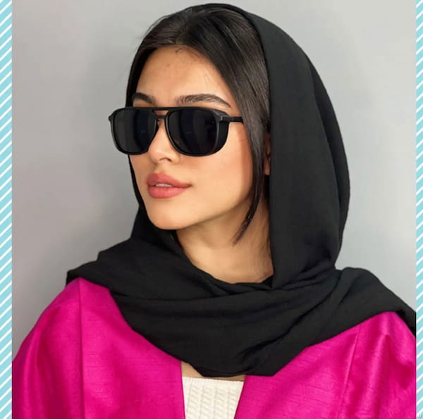 عکس-عینک افتابی زنانه مشکی