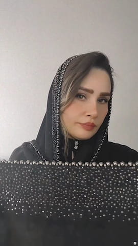 شال زنانه مشکی