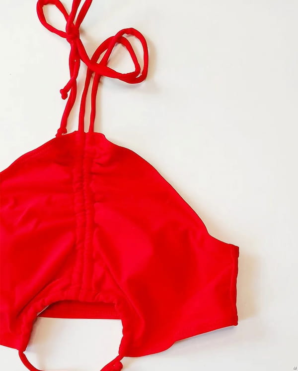 عکس-لباس شنا زنانه قرمز