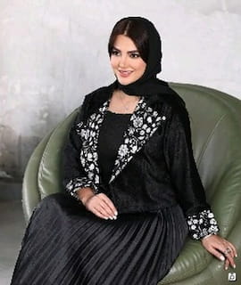 ست پوشاک زنانه ساتن سفید