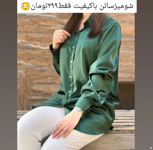 عکس-شومیز زنانه ساتن زارا