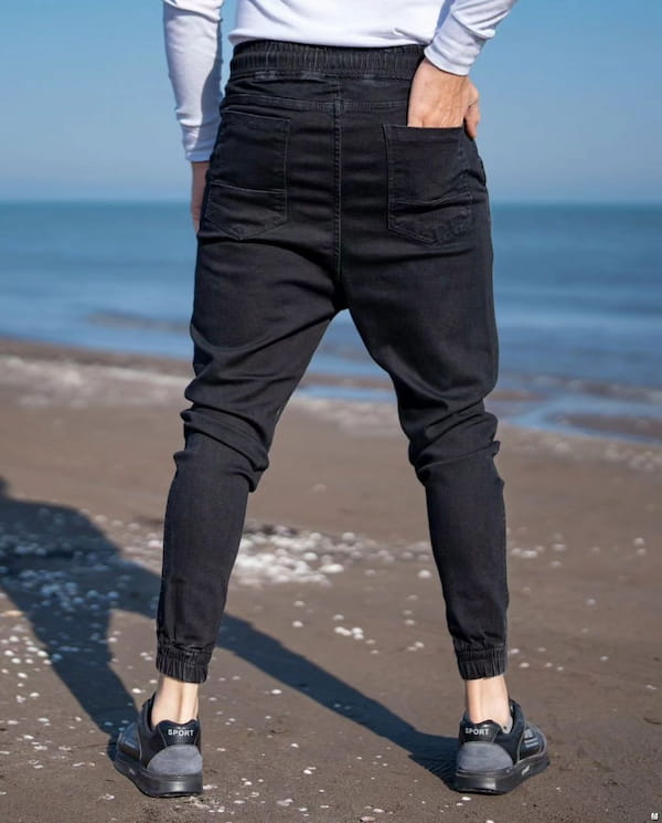 عکس-شلوار جین مردانه مشکی