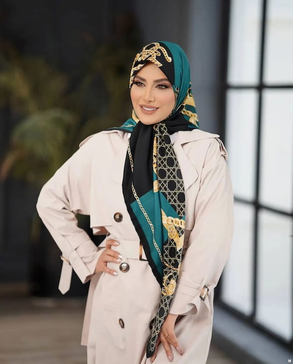 عکس-روسری زنانه ابریشم