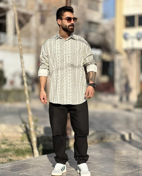 عکس-پیراهن بهاره مردانه