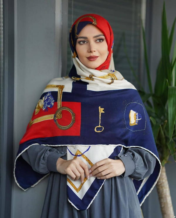 عکس-روسری زنانه نخی