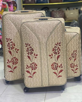 چمدان زنانه پارچه