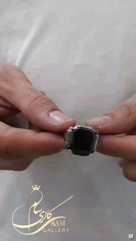 انگشتر مردانه نقره