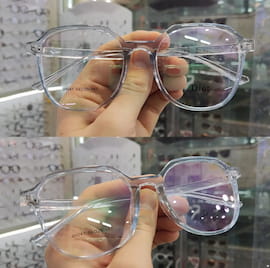 عینک طبی شیشه دخترانه دیور آبی