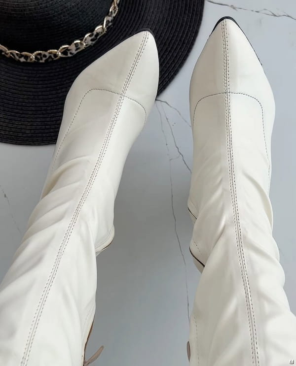 عکس-بوت جورابی زنانه سوییت سفید
