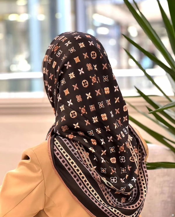 عکس-روسری زنانه کشمیر تک رنگ