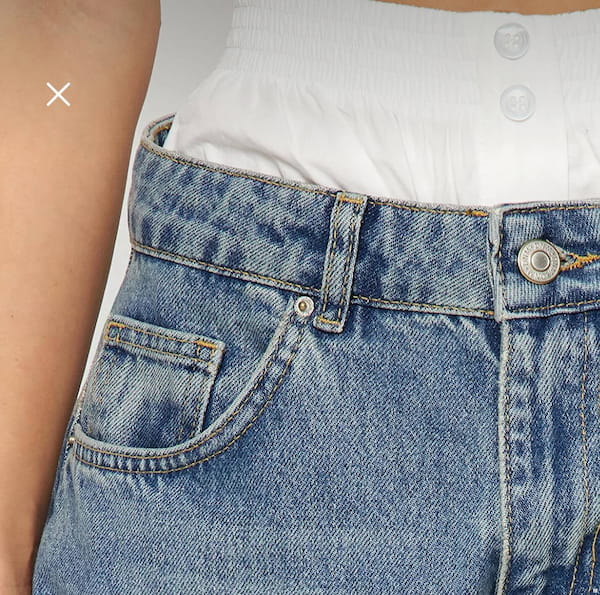 عکس-شلوار جین زنانه تک رنگ