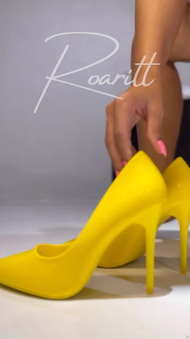 کفش زنانه زرد