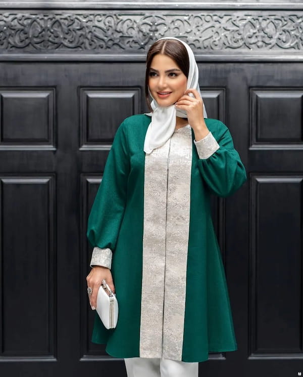 عکس-مانتو زنانه پارچه