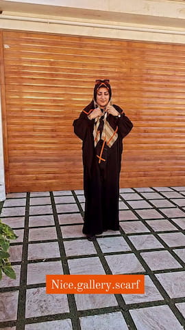 روسری زنانه نخی