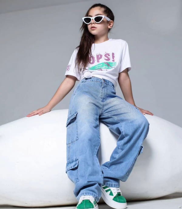 عکس-شلوار جین بچگانه کارگو