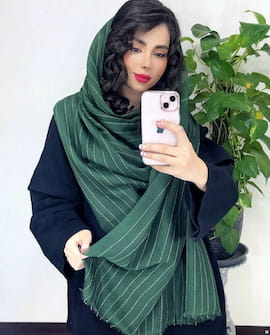 شال زنانه نخ