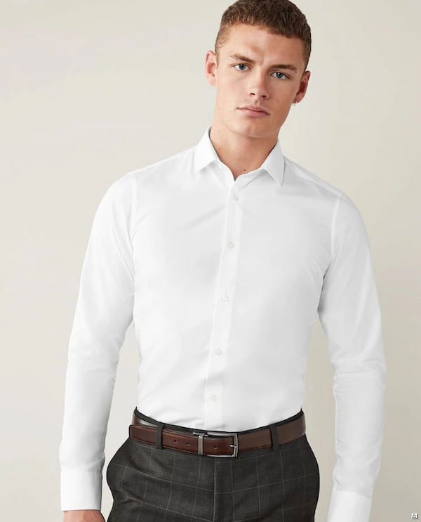 عکس-پیراهن مردانه سفید