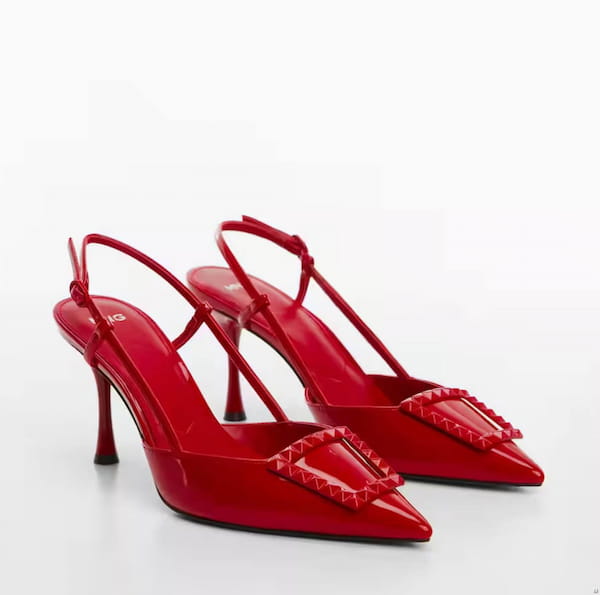 عکس-کفش روزمره زنانه مانگو قرمز