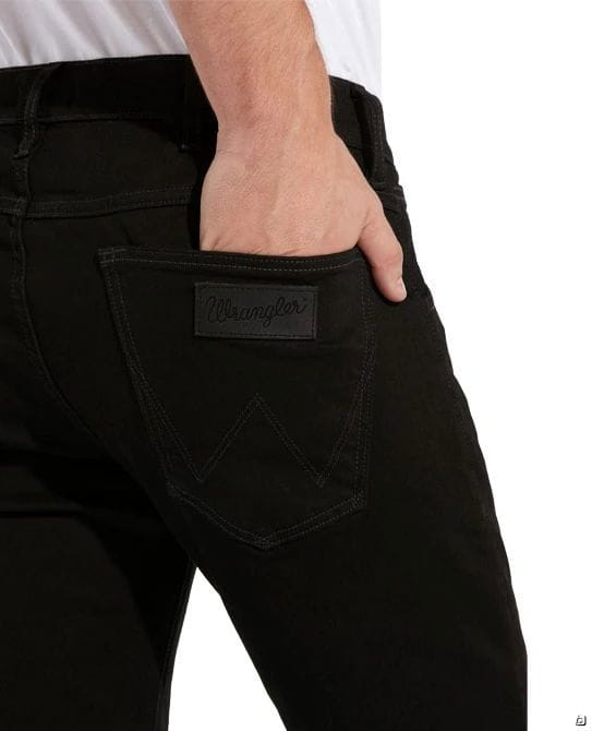 عکس-شلوار جین دمپا مردانه رنگلر مشکی