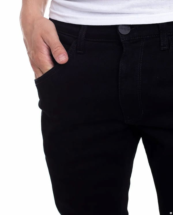 عکس-شلوار جین دمپا مردانه رنگلر مشکی