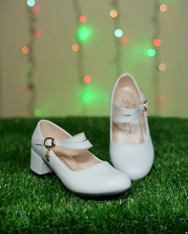 عکس-کفش روزمره مجلسی دخترانه سفید