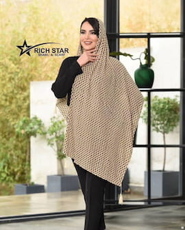 شال زنانه نخی