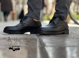 کفش رسمی مجلسی مردانه چرم مشکی