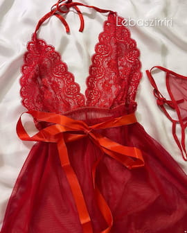 لباس خواب زنانه قرمز