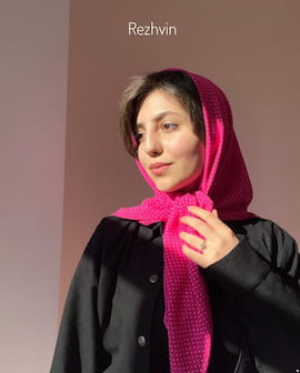 روسری زنانه نخی