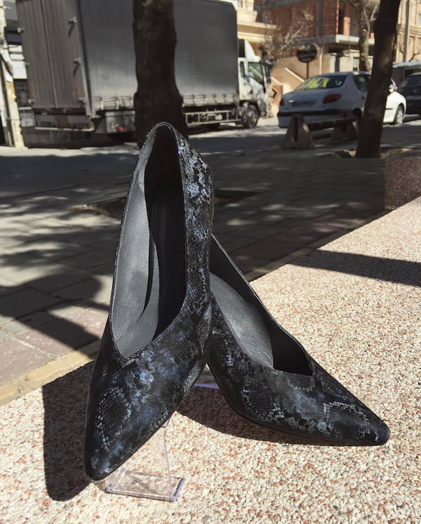 عکس-کفش کفش پاشنه دار مجلسی زنانه چرم طبیعی