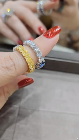 انگشتر زنانه طلا سواروسکی