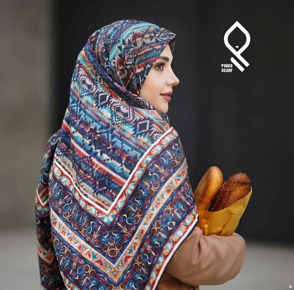 عکس-روسری پاییزه ژاکارد زنانه ورساچه