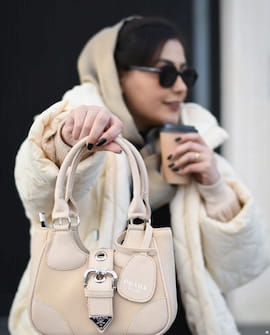 کیف زنانه کتان تک رنگ