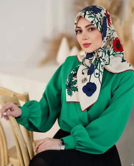 روسری زنانه ابریشم توییل