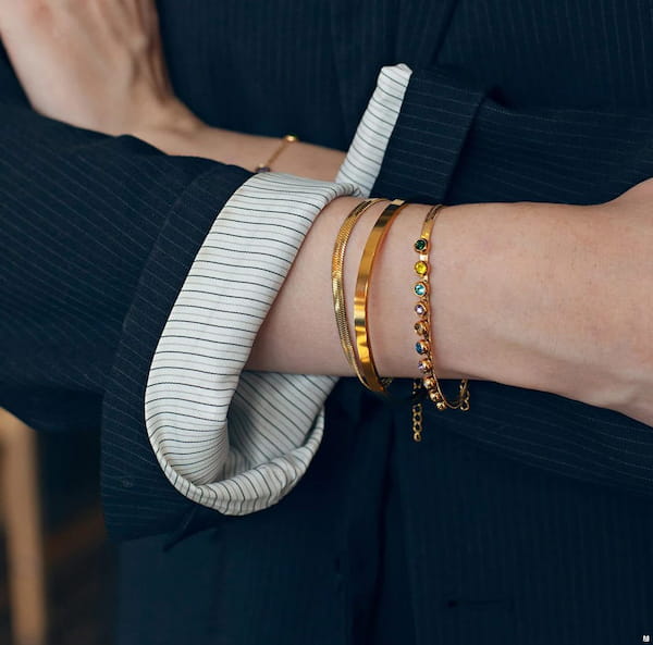عکس-دستبند زنانه روکش طلا