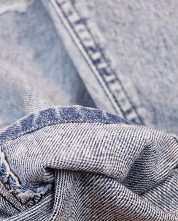 عکس-شلوار جین بچگانه گلدوزی آبی