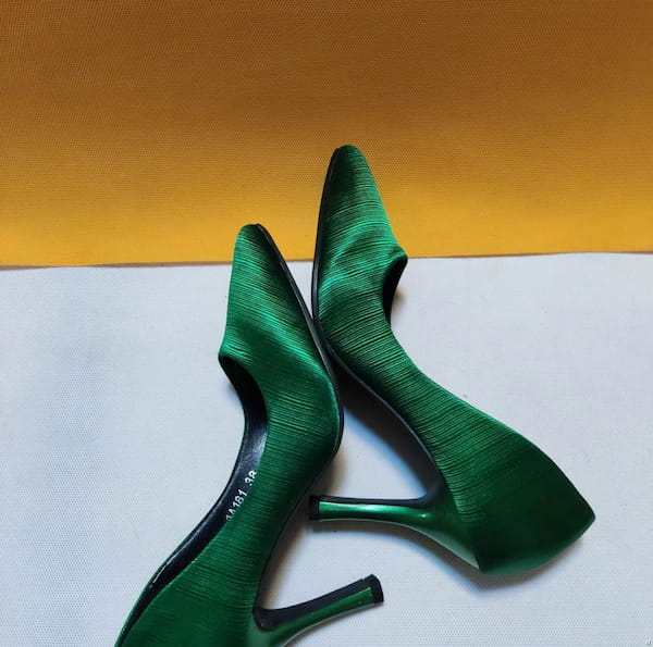 عکس-کفش روزمره مجلسی زنانه سبز