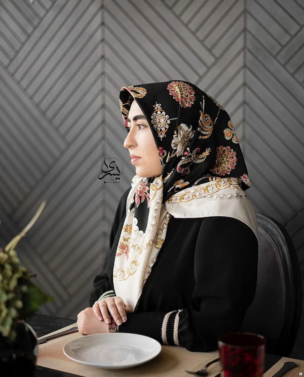 عکس-روسری زنانه ژاکارد