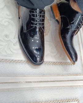 کفش رسمی مجلسی مردانه چرم مشکی