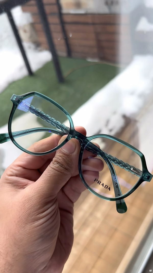 عکس-عینک زنانه پرادا سبز