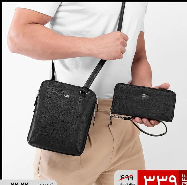 عکس-کیف مردانه چرم مصنوعی