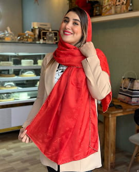 شال زنانه ابریشم