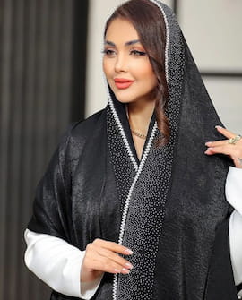 شال زنانه مشکی