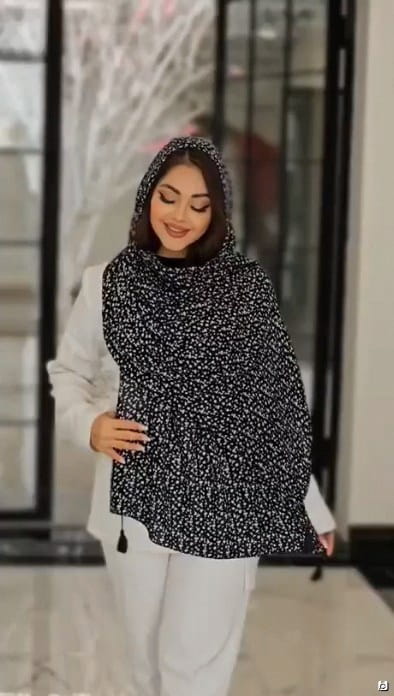 عکس-شال زنانه نخی