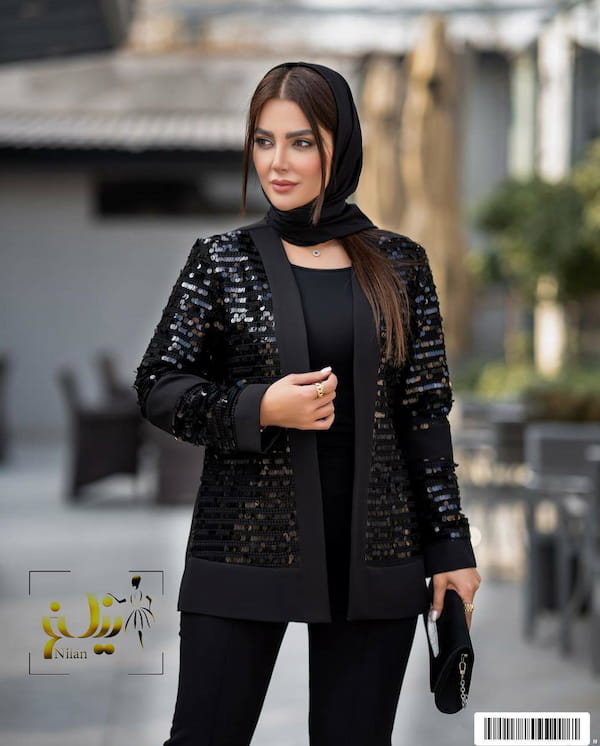 عکس-مانتو زنانه مازراتی مشکی