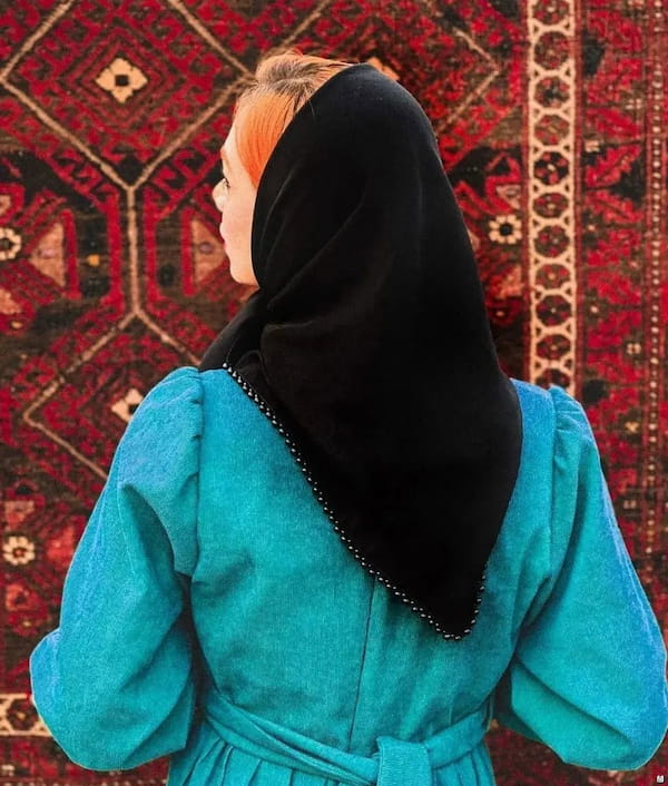 عکس-مینی اسکارف زنانه تک رنگ