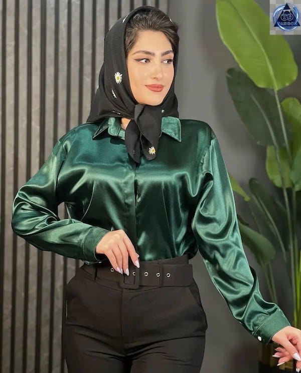 عکس-لباس مجلسی زنانه ساتن مشکی