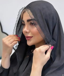 شال زنانه دانتل مشکی