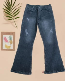 شلوار جین بچگانه دمپا زغالی