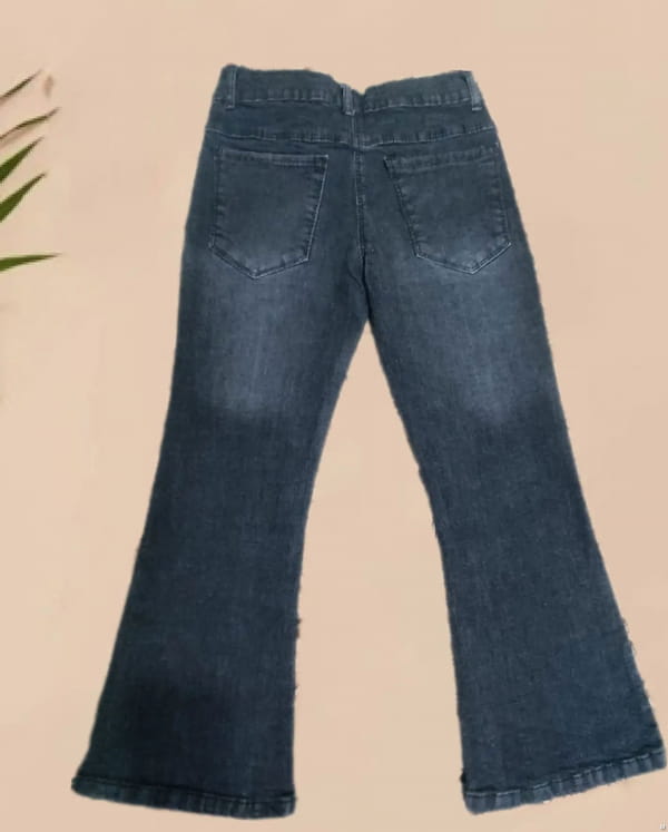 عکس-شلوار جین بچگانه دمپا زغالی